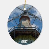 Fabyan Windmill und Fox River 2 Keramikornament (Links)