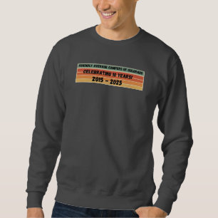 FAC 10 Jahre graues Sweatshirt