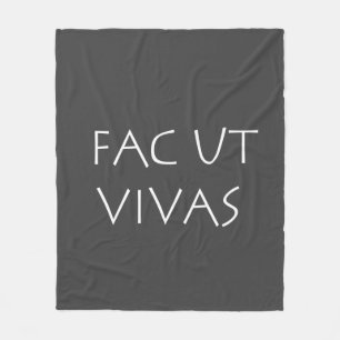 Fac ut vivas fleecedecke