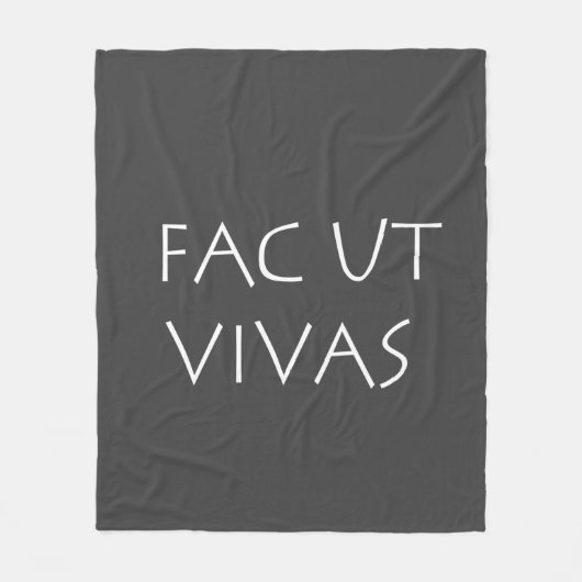 Fac ut vivas fleecedecke (Vorderseite)