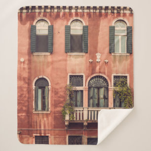 Facade of a typical old house in Venice,  Italy,   Sherpadecke