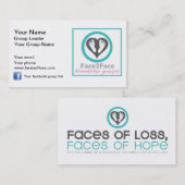 Face2Face Gruppenleiter Visitenkarte (Vorne/Hinten)