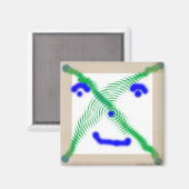 Face 11-Magnet Magnet (Vorderseite/Rückseite)
