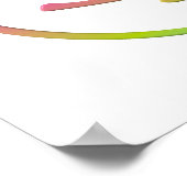 Face #1 mit Sprechblase Poster (Ecke)