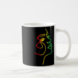 Face Abstrakt Juneteente Art Ck Geschichte Frauen Kaffeetasse