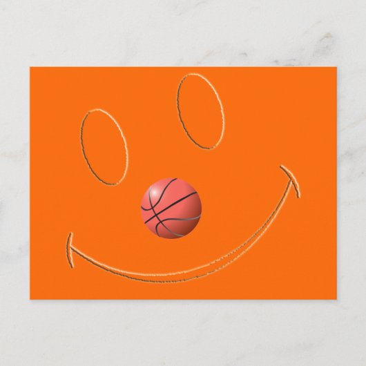 FACE BASKETBALL POSTKARTE (Vorderseite)