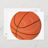 FACE BASKETBALL POSTKARTE (Vorne/Hinten)