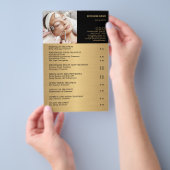 FACE BEHANDLUNGEN Schönheitssalon Flyer (Handgriff)