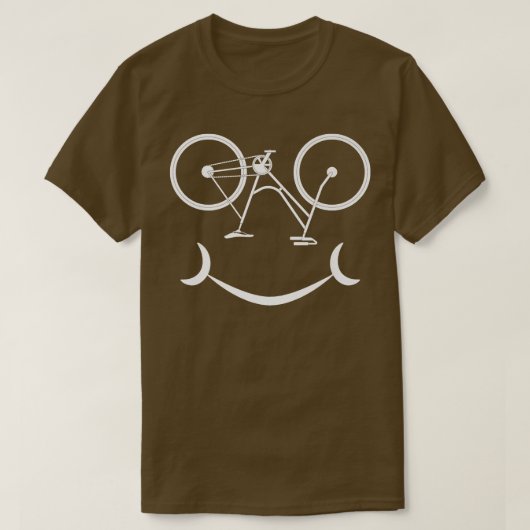 Face Bike laugh Mountainbike Triathlon Downhill cy T-Shirt (Design vorne)