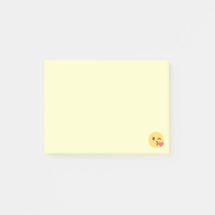 Face Blasa Kiss Emoji Post-it Klebezettel