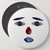 Face Button aus Edelsteinen (Vorne & Hinten)