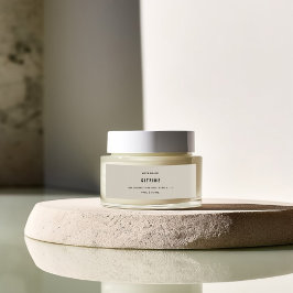 Face Cream Skinny Jar Label