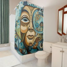 Face Cubist Inspiriert Art Deco Abstrakt