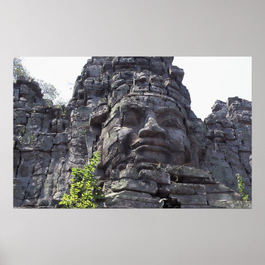 Face detail of the West Gate-Tower Gopuram), Poster (Vorne)