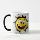 Face Emoticon Break Through Verwandlungstasse (Links)