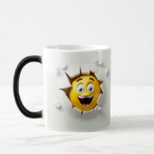 Face Emoticon Break Through Verwandlungstasse (Links)