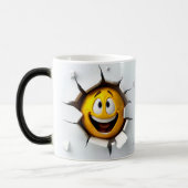 Face Emoticon Break Through Verwandlungstasse (Links)