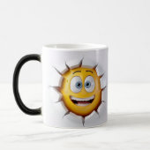 Face Emoticon Break Through Verwandlungstasse (Links)