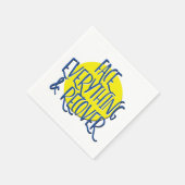 Face Everything & Recover | 12-Schritte-Slogan Serviette (Ecke)