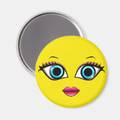 FACE FRAU MAGNET (Vorderseite/Rückseite)