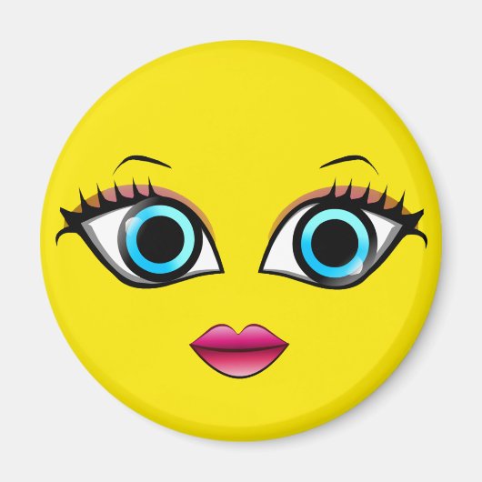 FACE FRAU MAGNET (Vorne)