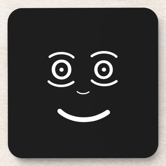 Face Getränkeuntersetzer (Vorderseite)