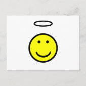 Face Halo Postkarte (Vorderseite)