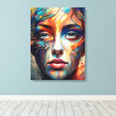 Face Leinwanddruck (Insitu (Holzboden))