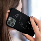Face Line Art Minimalistische ästhetische Kunstwer Case-Mate iPhone Hülle