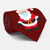 Face Mask Christmas Covid Santa Reindeer Neck Tie Krawatte (Gerollt)