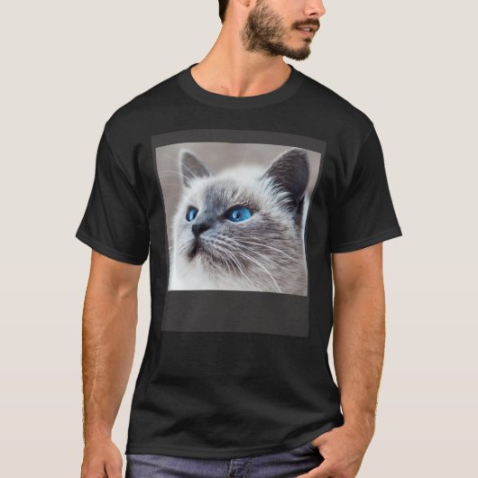 Face Of A Cute Cat Nr 3 T-Shirt (Vorderseite)