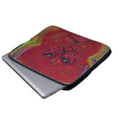 Face of a Flame Laptop Sleeve (Vorne Knopf)