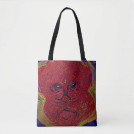 Face of a Flame Medium Tote Bag Tasche