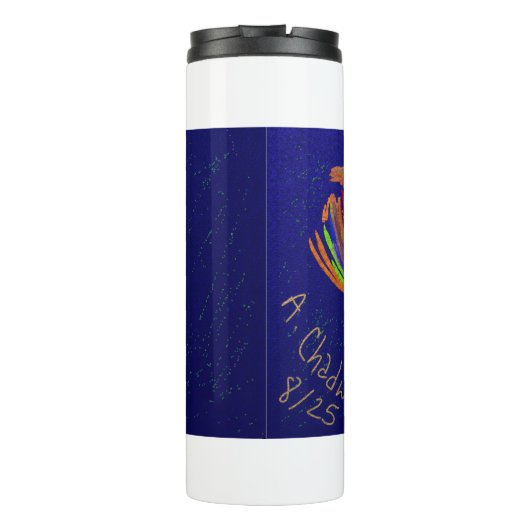 Face of a Flame Thermosbecher (Rückseite)