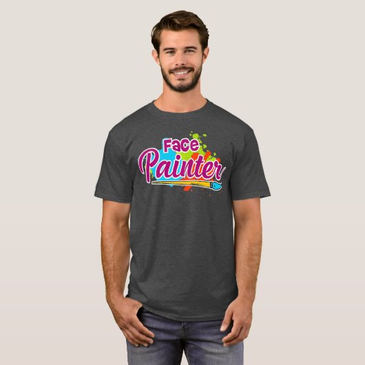 Face painter gift for Makeup artist Premium T-Shirt (Vorne ganz)