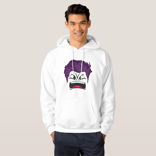 FACE PATTERDESIGN HOODIE (Vorne ganz)