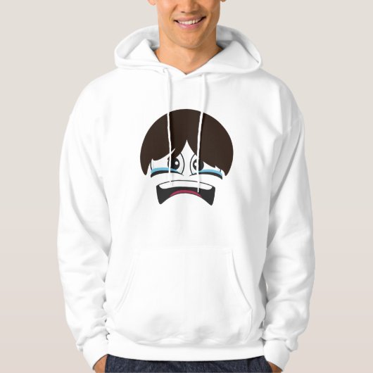 FACE PATTERDESIGN HOODIE (Vorderseite)