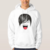 FACE PATTERDESIGN HOODIE (Vorderseite)