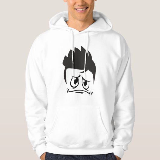 FACE PATTERDESIGN HOODIE (Vorderseite)