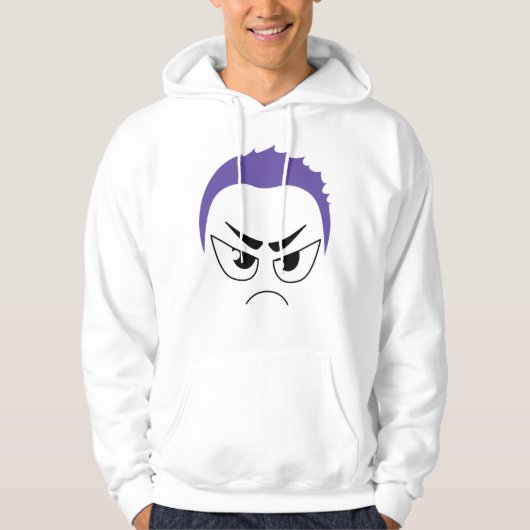 FACE PATTERDESIGN HOODIE (Vorderseite)