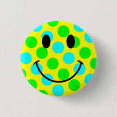 Face Polka Dots Button (Vorderseite)