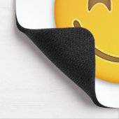 Face Savoring köstliche Lebensmittel Emoji Mousepad (Ecke)