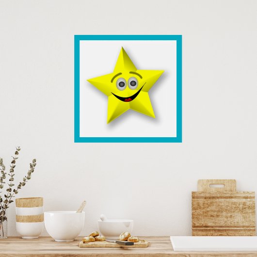 FACE STAR POSTER (Küche)