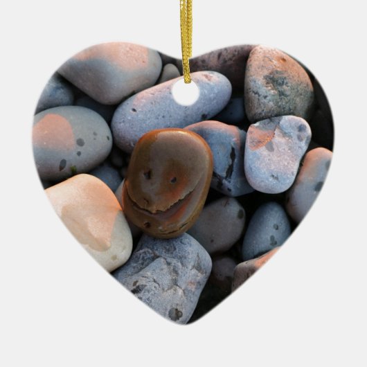 Face Stone Keramik Ornament (Vorne)