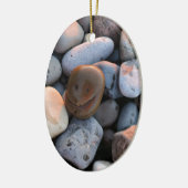 Face Stone Keramik Ornament (Links)