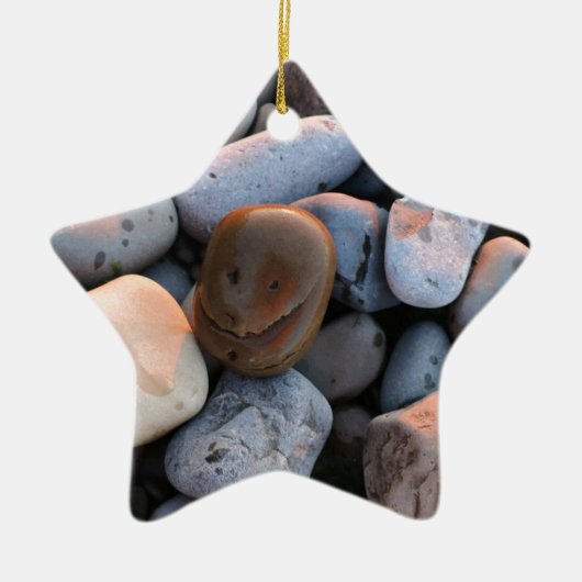 Face Stone Keramik Ornament (Vorne)