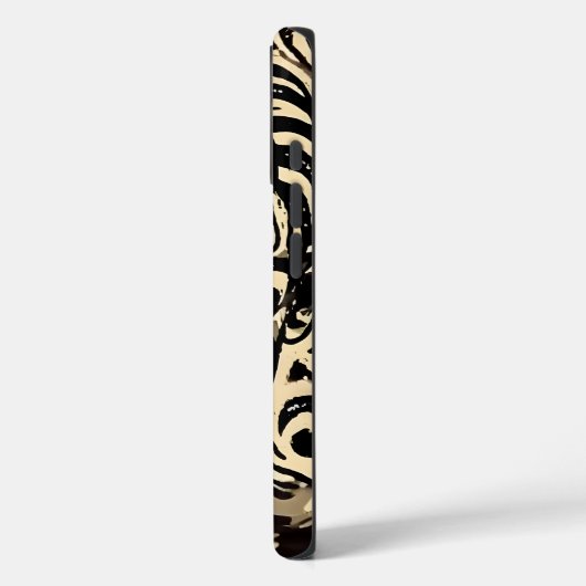 Face Swirl Portrait Phone case (Rückseite / Links)