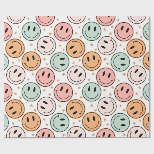 Face Wrapping Paper Geschenkpapier (Flach)
