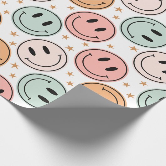 Face Wrapping Paper Geschenkpapier (Ecke)