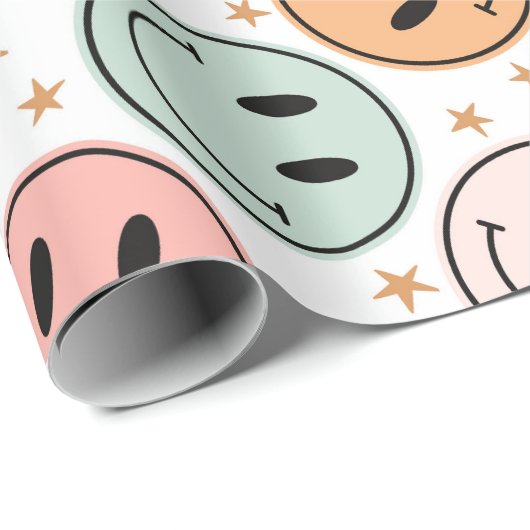 Face Wrapping Paper Geschenkpapier (Rolleneckpunkt)